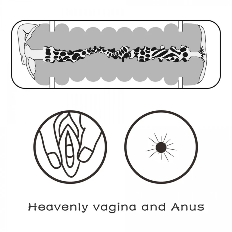 Virgin-Skin Blowout Stroker Vagina and Anus