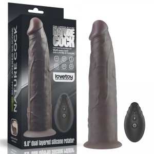9.0'' Dual Layered Platinum Silicone Rotator