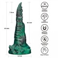 Savage Charm Double-Claw Vibrating Silicone Dildo