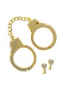 Diamond Wrist Cuffs Gold Gold