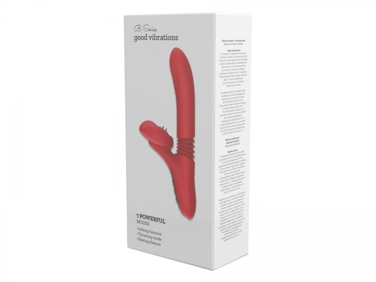 Silicone Vibrator 7 Powerful Modes - Licking, Thrusting and Heating