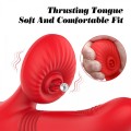 Silicone Vibrator 7 Powerful Modes - Licking, Thrusting and Heating