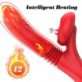 Silicone Vibrator 7 Powerful Modes - Licking, Thrusting and Heating