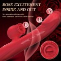 Silicone Vibrator 7 Powerful Modes -  Licking, 7 Thrusting Heating, Red