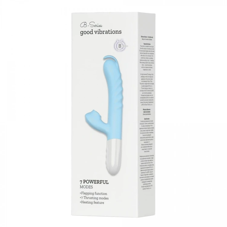 Silicone Vibrator 7 Powerful Modes -  Flapping and 7 Thrusting Heating