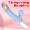 Silicone Vibrator 7 Powerful Modes -  Flapping and 7 Thrusting Heating