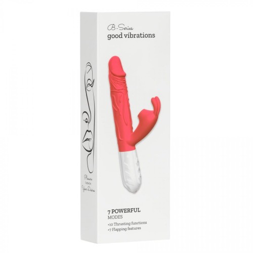 Silicone Vibrator 7 Vibration modes - 10 thrusting and 7 Flapping