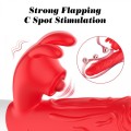 Silicone Vibrator 7 Vibration modes - 10 thrusting and 7 Flapping