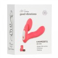 Silicone vibrator 3 speeds, 6 frequencies, Finger function, Heating + APP control