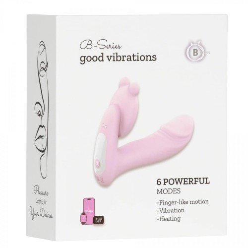 Silicone vibrator 3 speeds, 6 frequencies Finger function, Heating + APP control