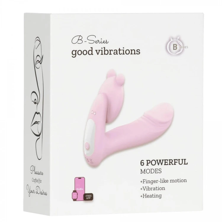 Silicone vibrator 3 speeds, 6 frequencies Finger function, Heating + APP control