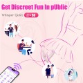 Silicone vibrator 3 speeds, 6 frequencies Finger function, Heating + APP control
