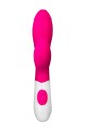 A-TOYS, Vibrator Lilu with Clitoral Stimulator, Silicone, Pink, 20 cm, 10 speeds, 2xAAA