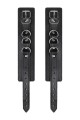 Anonymo handcuffs, PU leather, black, 26.5 cm