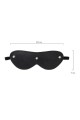 Anonymo mask, PU leather, black, 24 cm