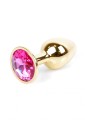 Plug-Jewellery Gold PLUG- Pink