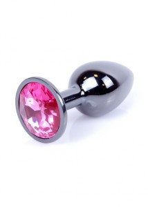 Plug-Jewellery Dark Silver PLUG- Pink