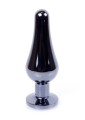 Plug-Jewellery Dark Silver BUTT PLUG- Pink