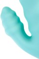 Relief vibrator with clitoral stimulation Flovetta Flax, silicone, mint, 17.5 cm
