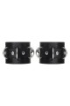Anonymo handcuffs, PU leather, black