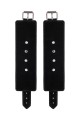 Anonymo handcuffs, PU leather, black