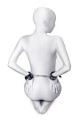 Anonymo handcuffs, PU leather, black