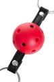 Anonymo gag, ABS plastic, red, 64 cm