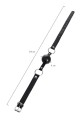 Anonymo gag, TPR, black, 64 cm