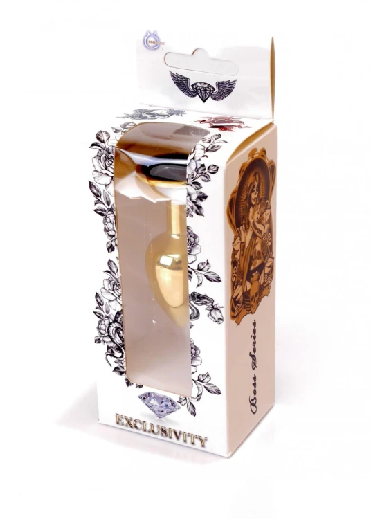 Plug-Jewellery Gold PLUG- Black