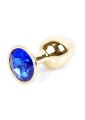 Plug-Jewellery Gold PLUG- Dark Blue