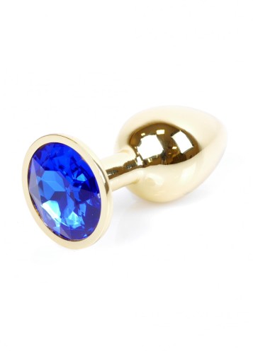 Plug-Jewellery Gold PLUG- Dark Blue