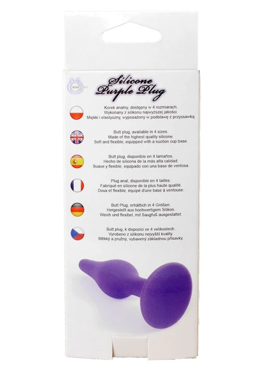 Plug-Silicone Plug Purple - Small