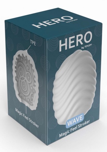 Mini Masturbator Wave White