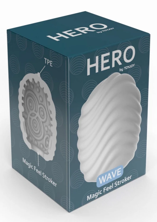 Mini Masturbator Wave White
