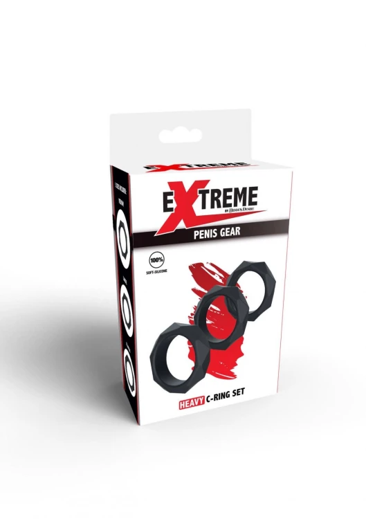 Heavy C-Ring Set Black
