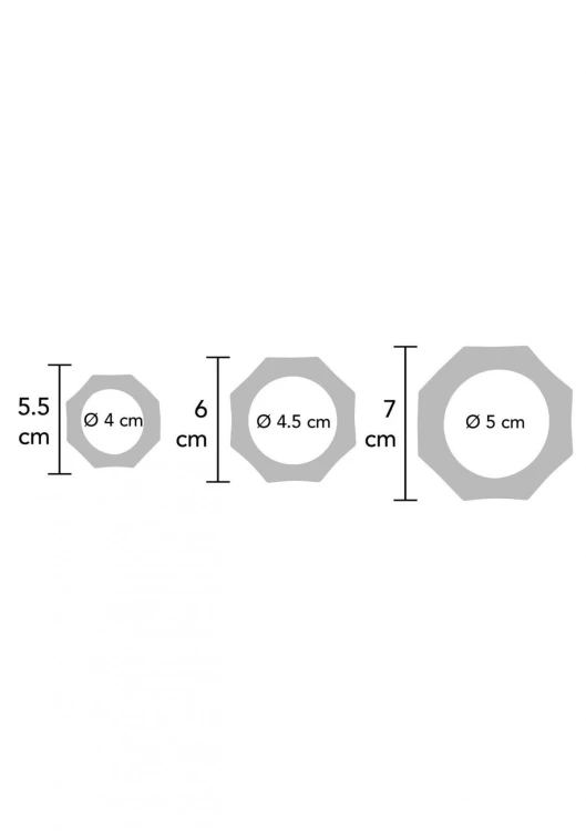 Heavy C-Ring Set Black
