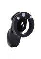 Chastity Cock Cage Slicone L Black