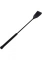Crop Flapper Whip Black