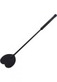 Crop Whip Heart Black