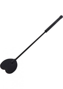Crop Whip Heart Black