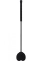 Crop Whip Heart Black
