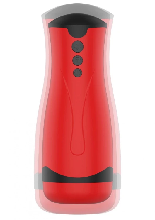 Super Suction Masturbator Red