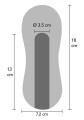 Vibrating Stroker Vagina Light skin tone