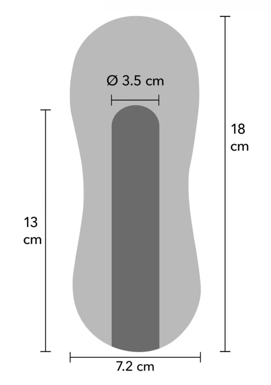 Vibrating Stroker Ass Light skin tone