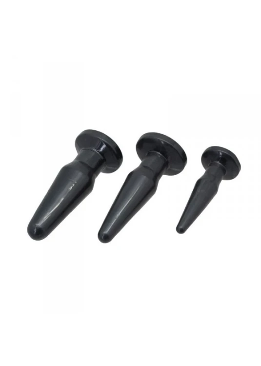 Plug-TPE ANAL PLUG 3 SIZES/ SET