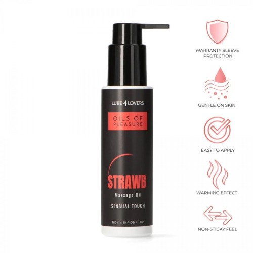 Oils of Pleasure – Strawberry Massage Oil 120 ml