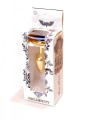 Plug-Jewellery Gold  Heart PLUG- Dark Blue