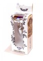 Plug-Jewellery Silver  Heart PLUG- Purple