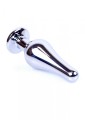 Plug-Jewellery Silver BUTT PLUG- Purple