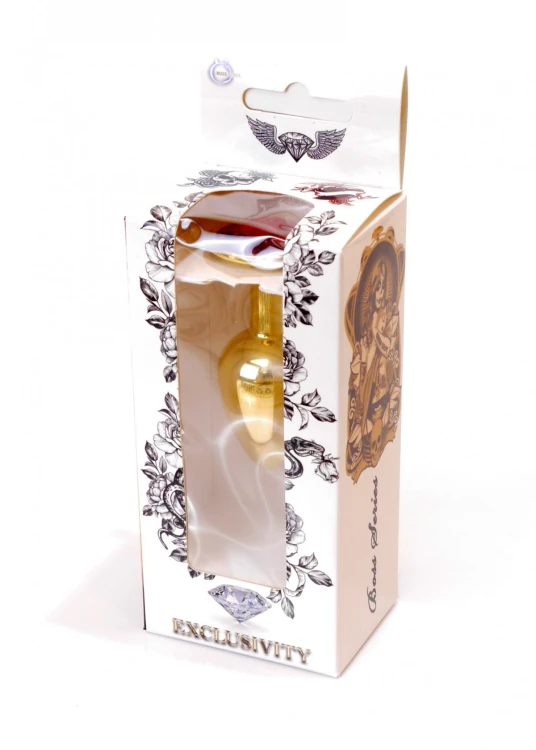 Plug-Jewellery Gold PLUG- Red